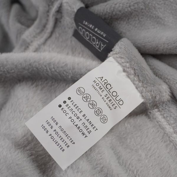Плед велсофт (флісовий) BLANKET SILVER TM ARCLOUD 138500 фото