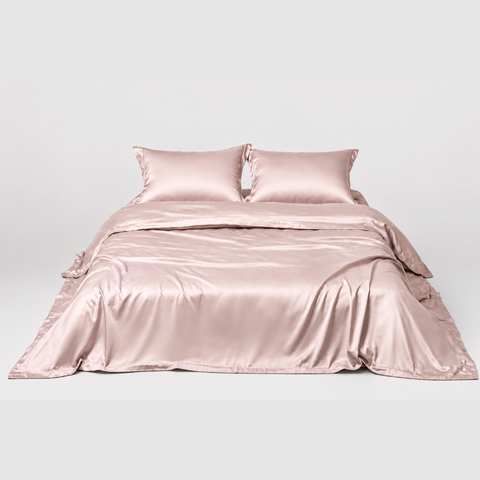 Постільна білизна преміум класу Signature з тенселя 300 TC в кольорі Rose Beige 00075-7 фото