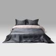 Постільна білизна преміум класу Signature з тенселя 300 TC в кольорі charcoal grey 4279 + rose beige 4291