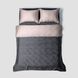 Постільна білизна преміум класу Signature з тенселя 300 TC в кольорі charcoal grey 4279 + rose beige 4291 00050 фото 6