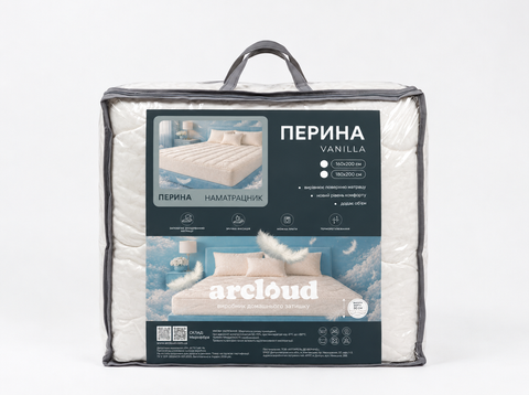 Наматрацник-перина VANILLA DREAM з бортом на резинці 144122 фото