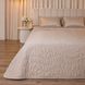 Покривало бархат 2,40x2,60 DUSHA BEIGE зігзаг у сумці ARCLOUD 10576 фото 1
